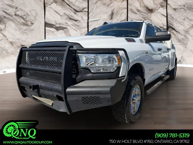 White 2022 RAM 2500 Tradesman Crew Cab LB 4WD Pickup Truck Four-Wheel Drive Automatic
