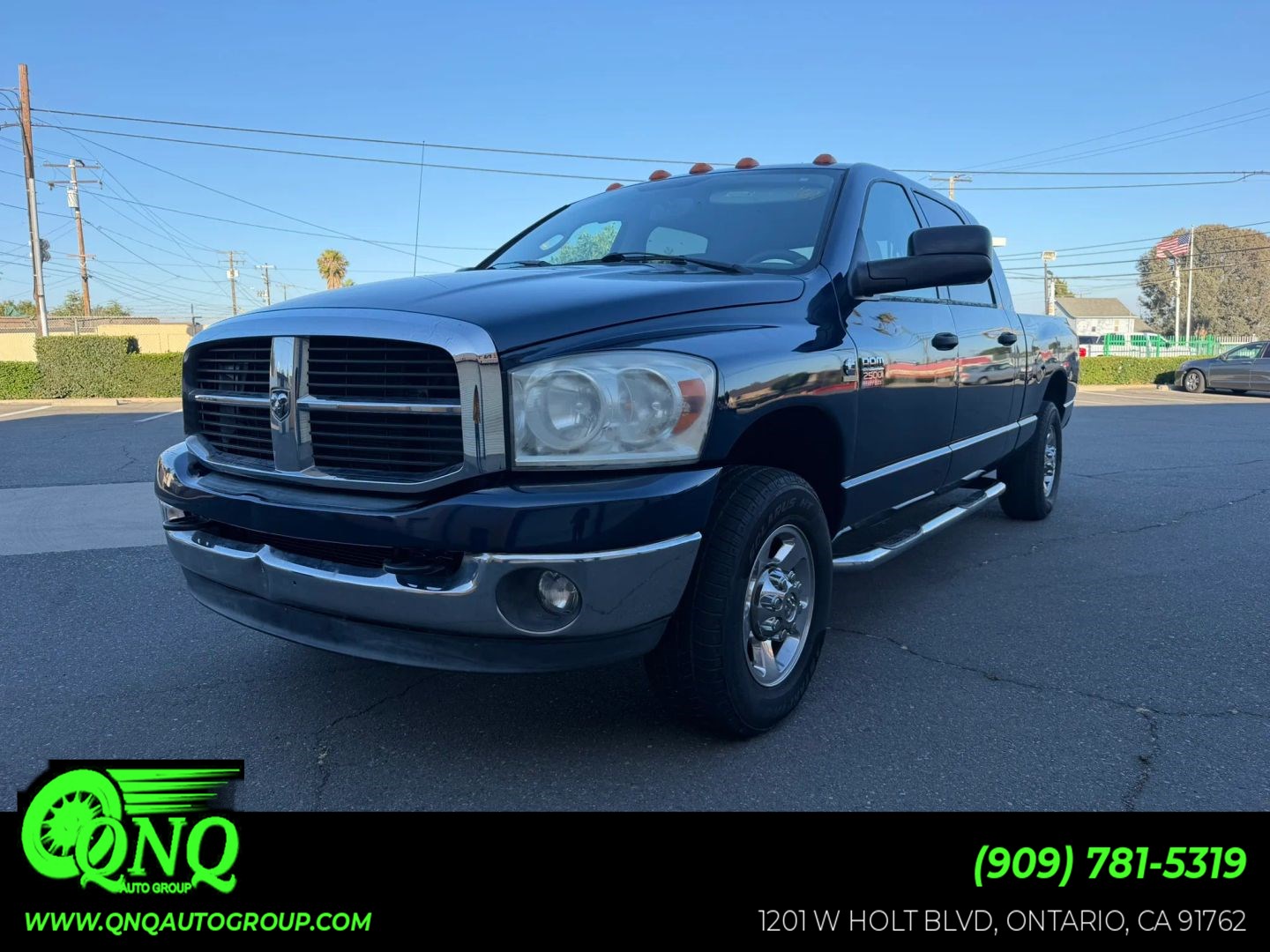 Blue 2009 Dodge RAM 2500 Pickup Truck 4X2 Automatic