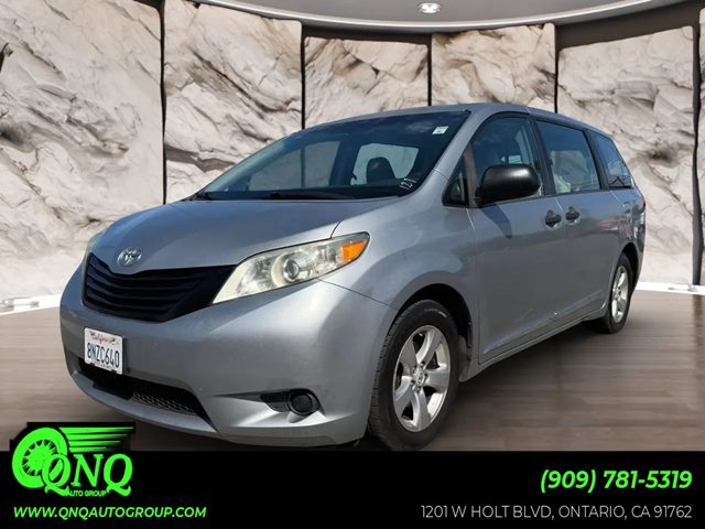 Silver 2011 Toyota Sienna Minivan Front-Wheel Drive Automatic