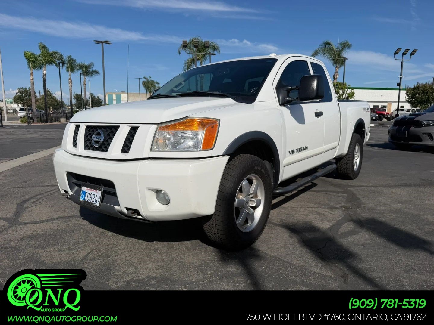  2012 Nissan Titan Pickup Truck Four-Wheel Drive Automatic