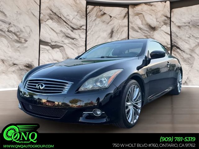 Black Obsidian 2012 INFINITI G37 Convertible Rear-Wheel Drive Automatic