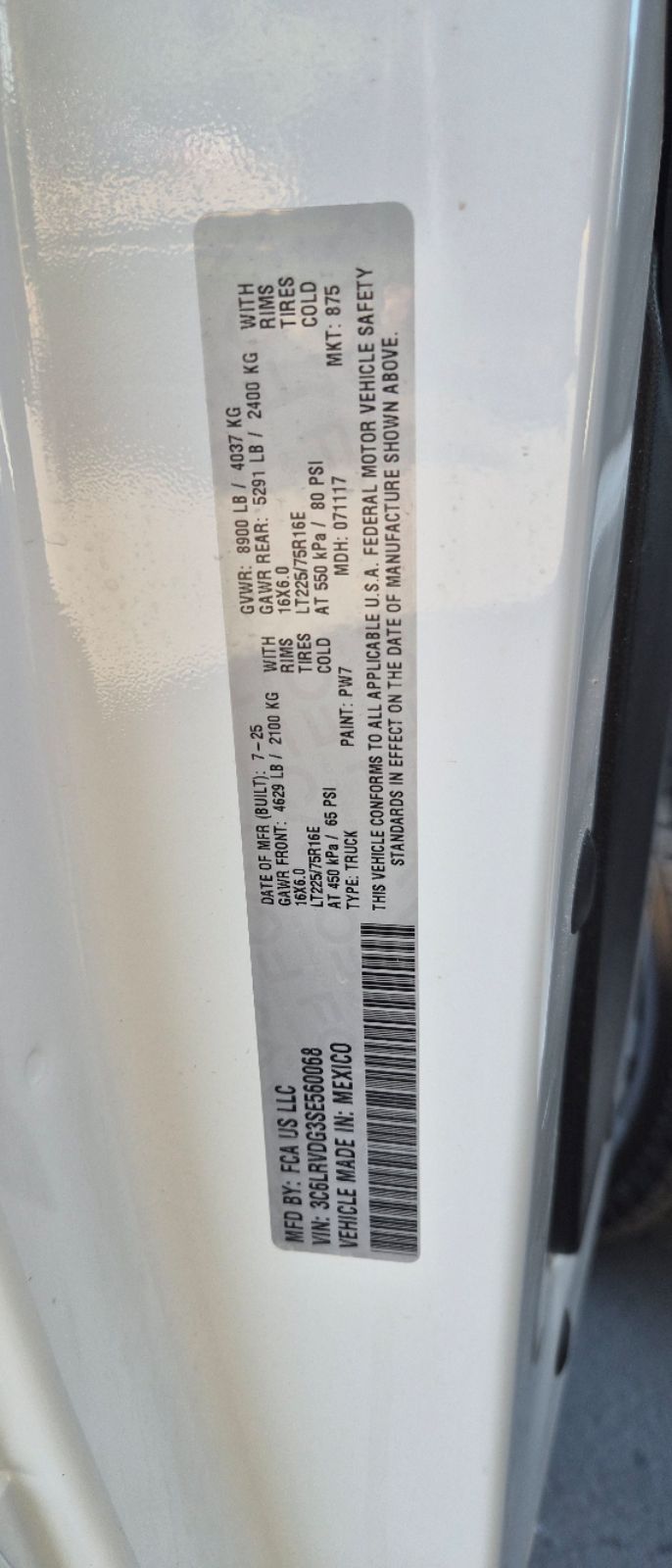 Photo 34 of this Ram ProMaster Cargo Van