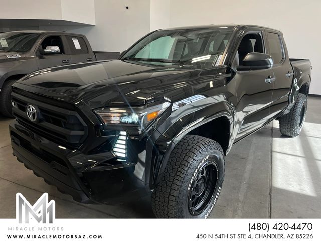 Black 2024 Toyota Tacoma Pickup Truck Four-Wheel Drive Automatic