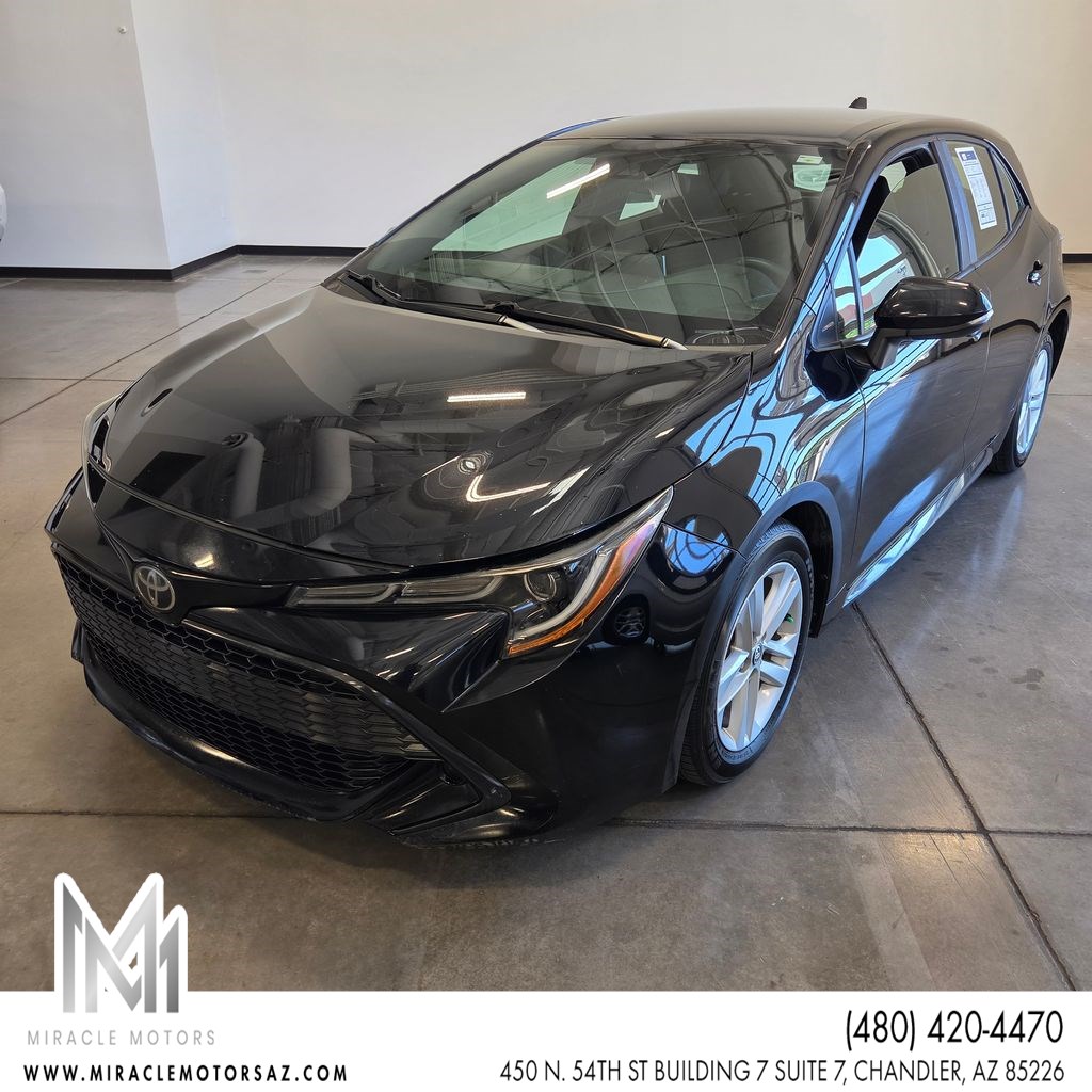 Midnight Black Metallic 2019 Toyota Corolla Hatchback Hatchback Front-Wheel Drive Automatic