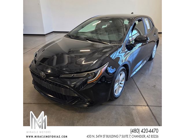 Midnight Black Metallic 2019 Toyota Corolla Hatchback Hatchback Front-Wheel Drive Automatic
