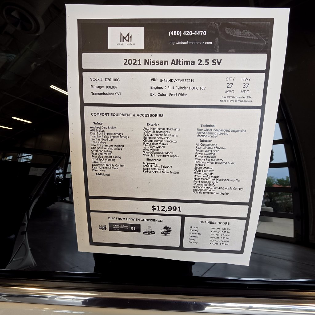 Photo 10 of this Nissan Altima