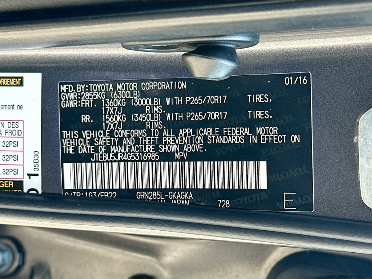2016 Toyota 4Runner SR5 photo 29