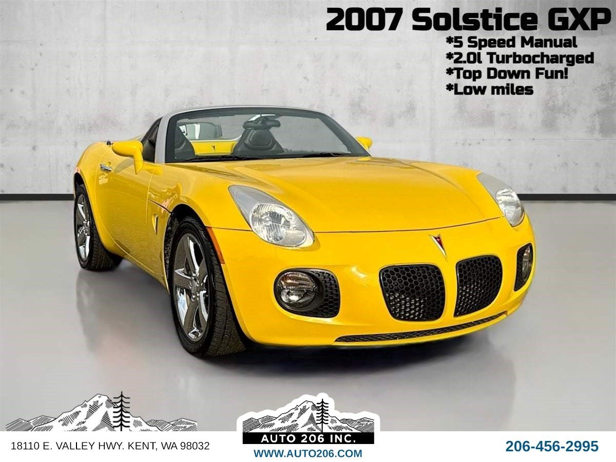 Sold 2007 Pontiac Solstice GXP in Kent
