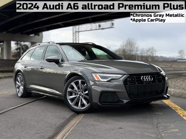 Chronos Gray Metallic 2024 Audi A6 Allroad quattro Premium Plus 55 TFSI Wagon All-Wheel Drive Automatic