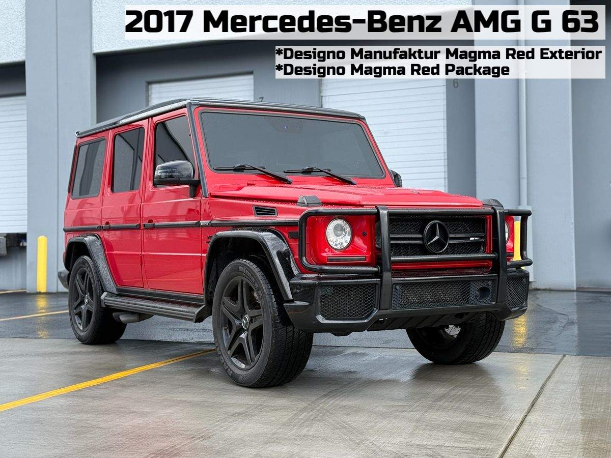 2017 Mercedes-Benz G-Class AMG G 63 4MATIC