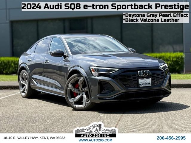 Daytona Gray Pearl Effect 2024 Audi SQ8 e-tron Sportback All-Wheel Drive Automatic