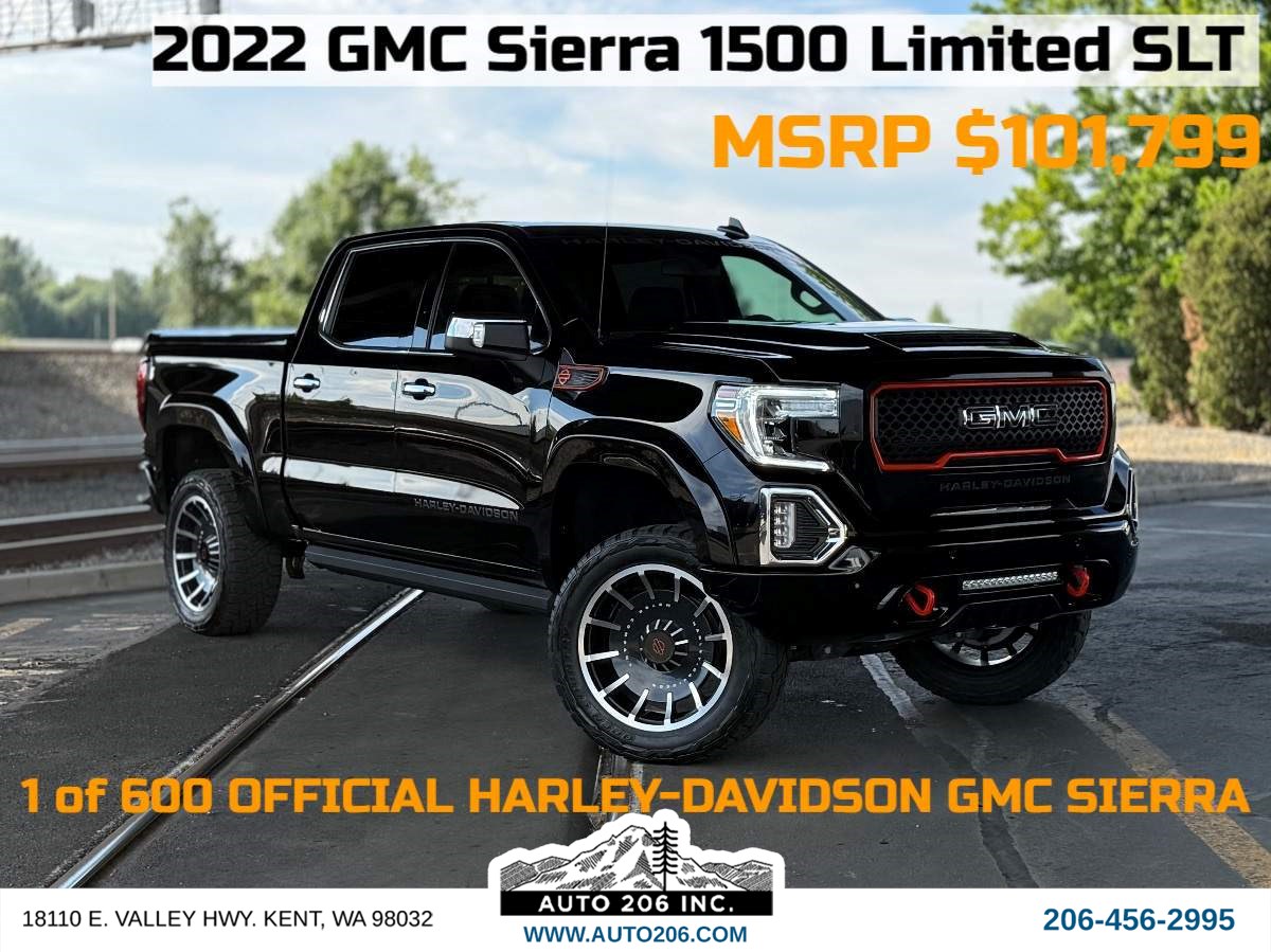 2022 GMC Sierra 1500 SLT Crew Cab Limited Official Harley-Davidson