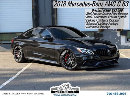 Sold 2018 Mercedes-Benz AMG C 63 Coupe