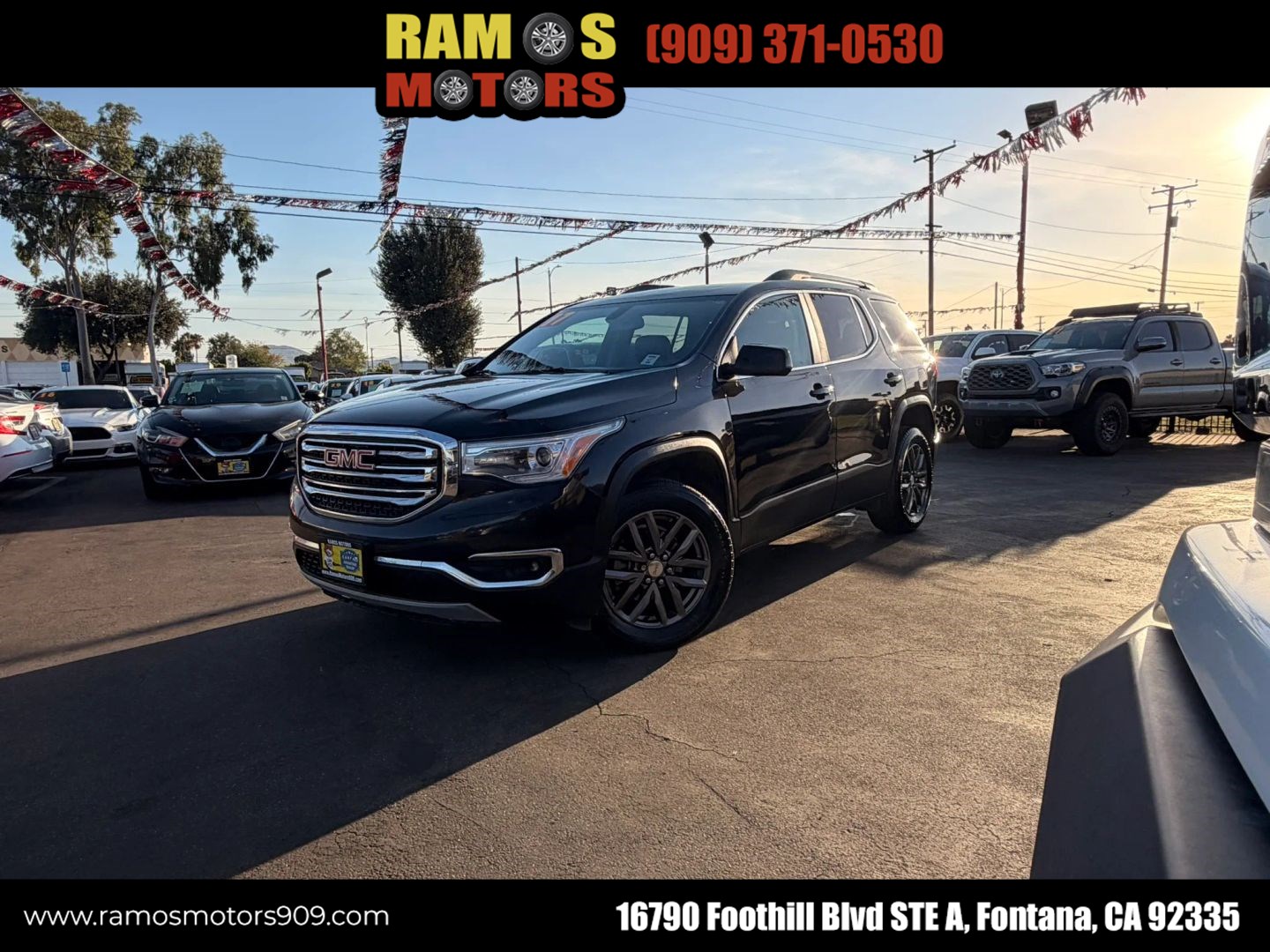 Black Cherry Metallic 2017 GMC Acadia SUV / Crossover Front-Wheel Drive Automatic