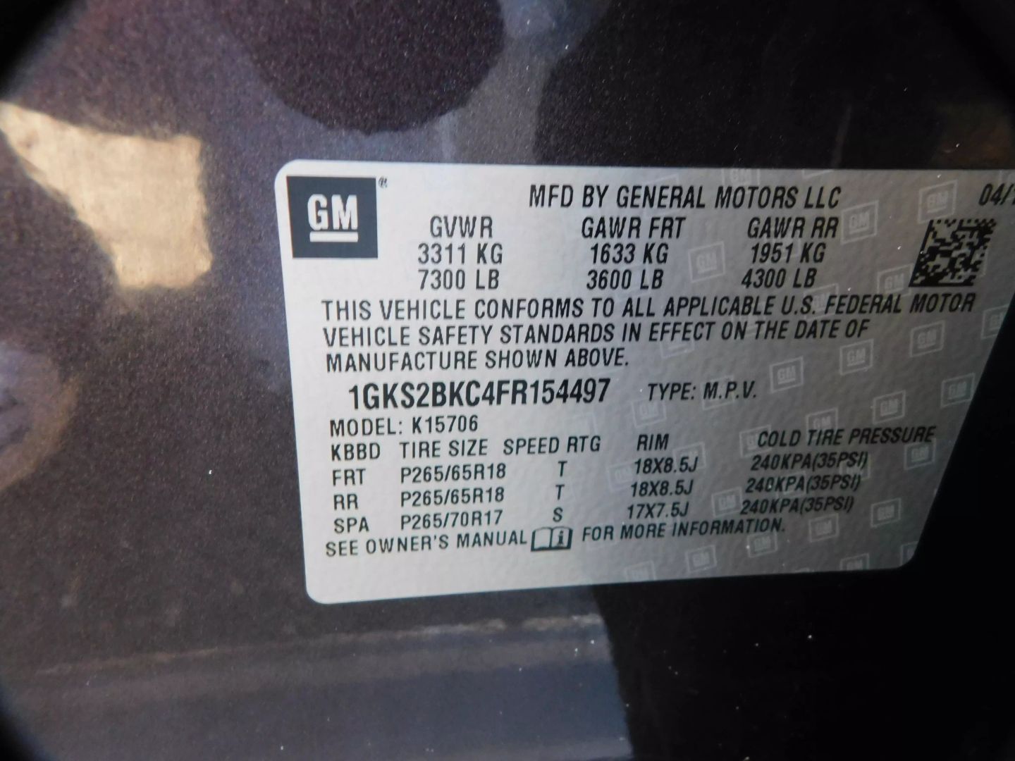 2015 Gmc Yukon SLT photo 2