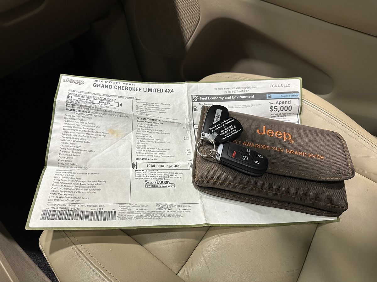 2016 Jeep Grand Cherokee Limited - Photo 48