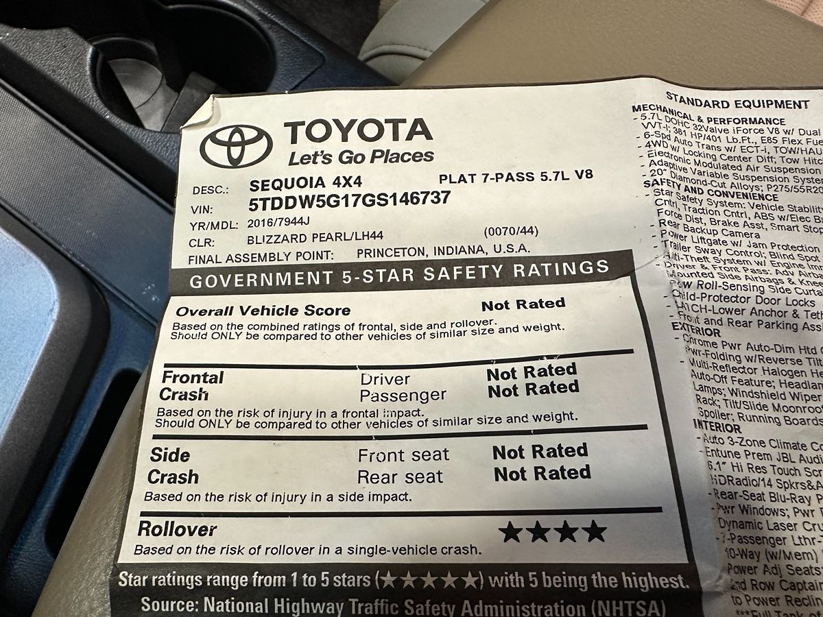 Photo 52 of this Toyota Sequoia