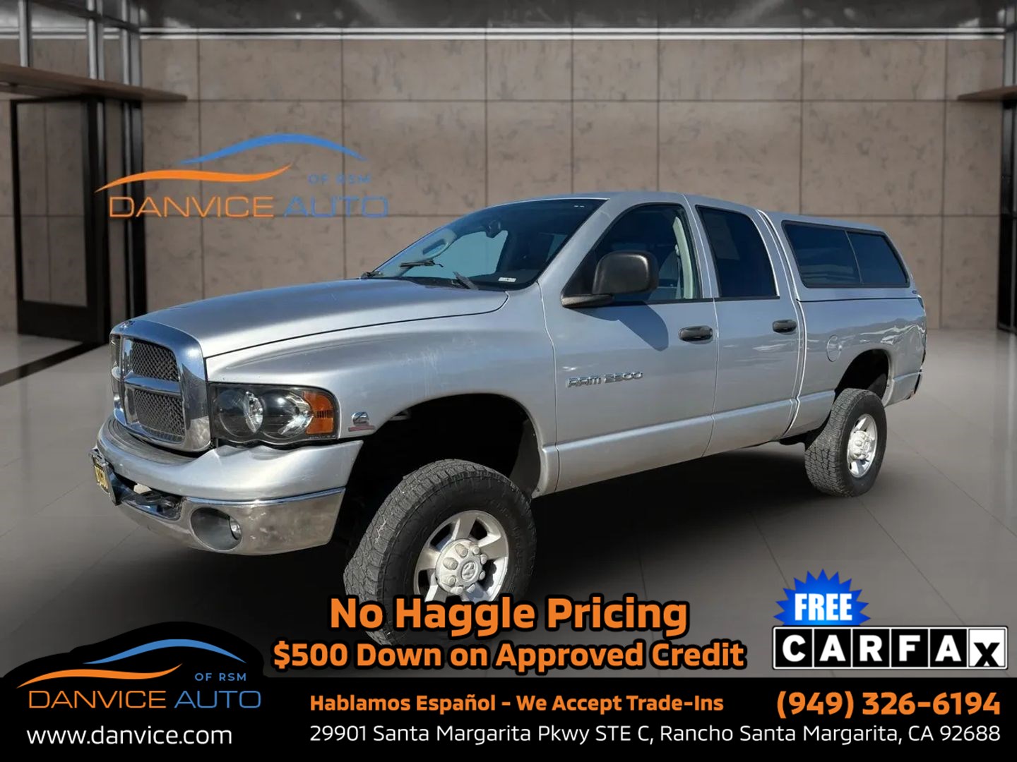 2004 Dodge Ram 2500 SLT 4X4 QUAD CAB SWB's photo