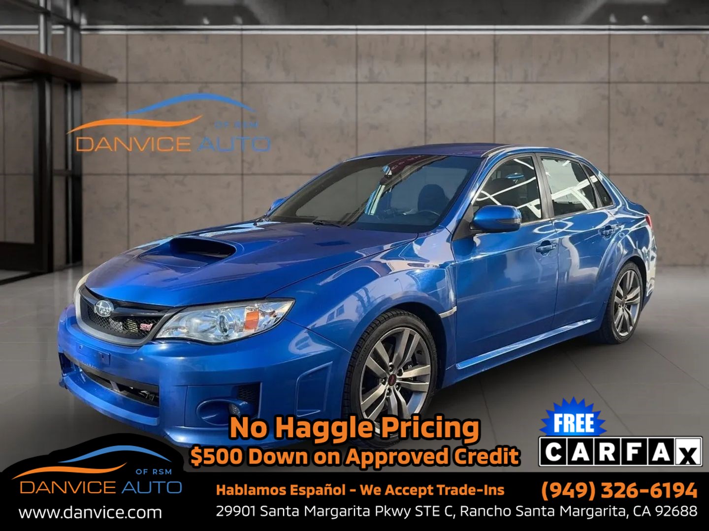 2013 Subaru Impreza WRX STI Sedan AWD
