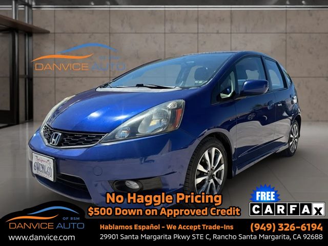 Vortex Blue Pearl 2012 Honda Fit Sport Hatchback Front-Wheel Drive Automatic