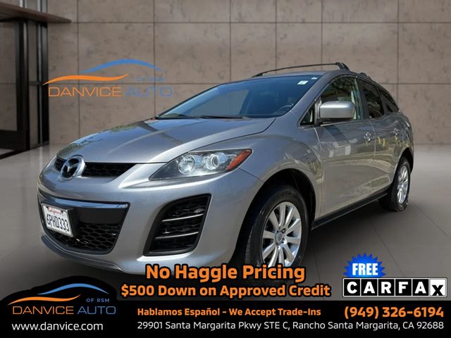 Liquid Silver Metallic 2010 Mazda CX-7 i Sport SUV / Crossover Front-Wheel Drive Automatic