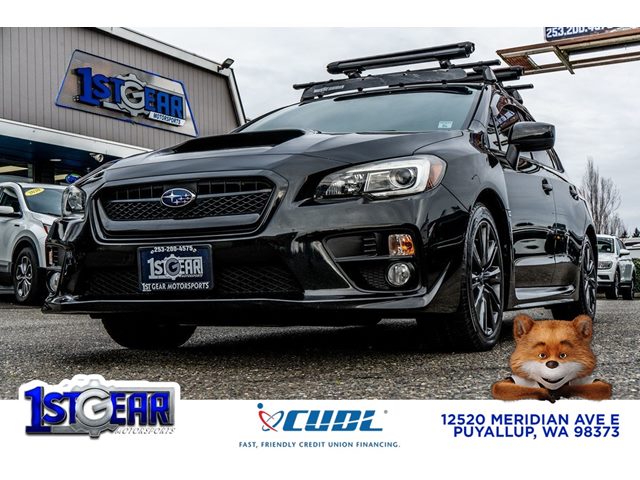 Crystal Black Silica 2015 Subaru WRX Limited Sedan All-Wheel Drive Manual