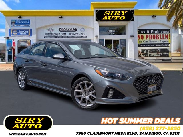 Machine Gray 2019 Hyundai Sonata Sedan Front-Wheel Drive Automatic