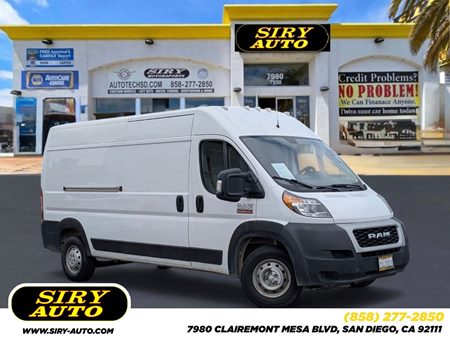 Sold 2021 Ram ProMaster Cargo Van
