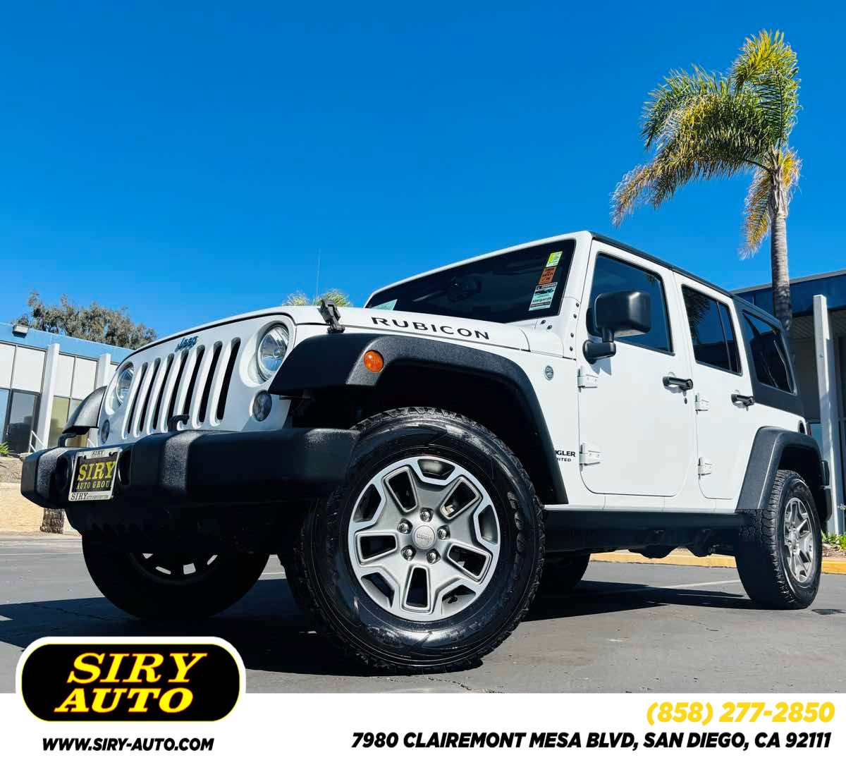 Sold 2016 Jeep Wrangler Unlimited Rubicon