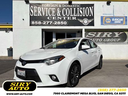Sold 2016 Toyota Corolla LE Plus
