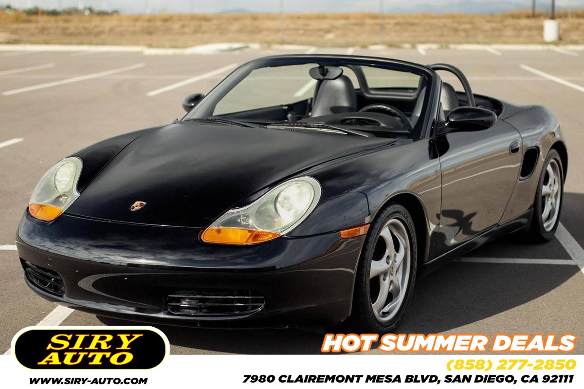 Black 1998 Porsche Boxster Convertible Rear-Wheel Drive Automatic