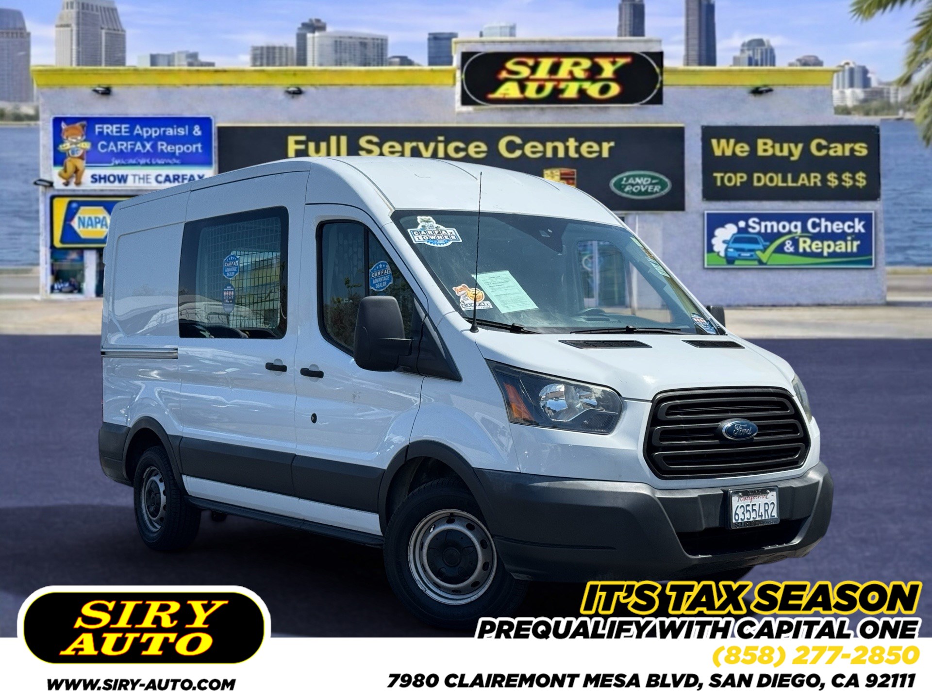 2018 Ford Transit 150 Van Med Roof Sliding Pass. 130 WB's photo