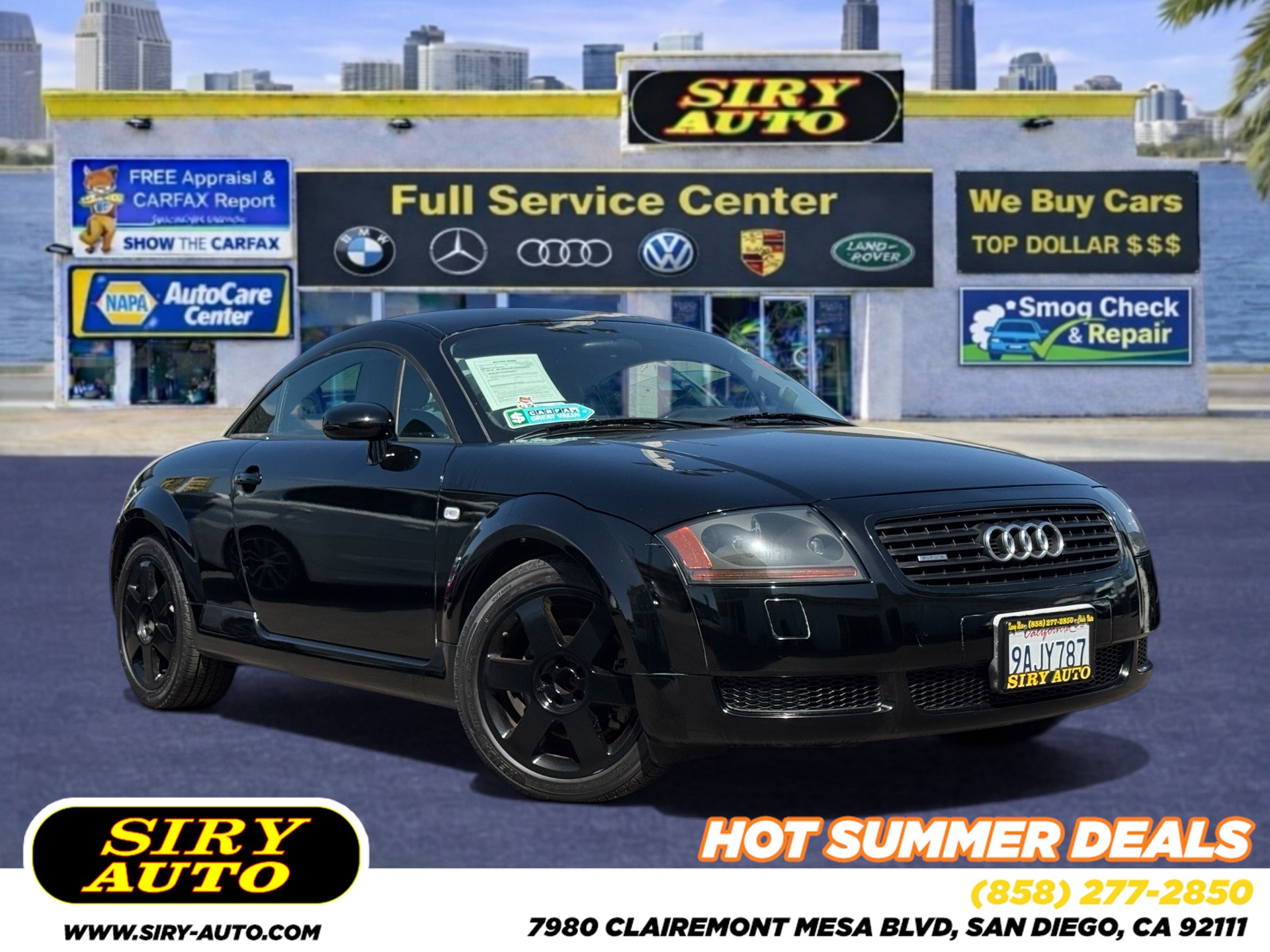  2001 Audi TT Coupe All-Wheel Drive Manual