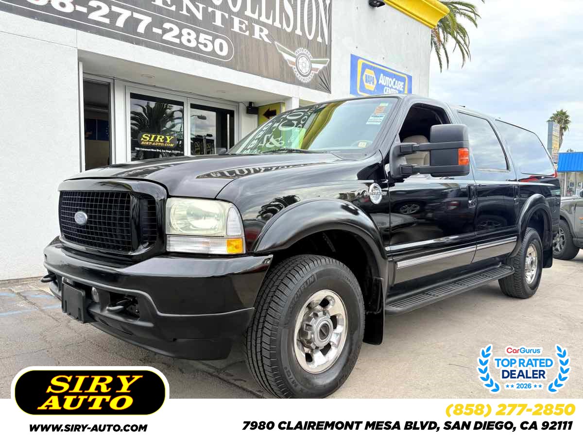 Black 2003 Ford Excursion SUV / Crossover Four-Wheel Drive Automatic