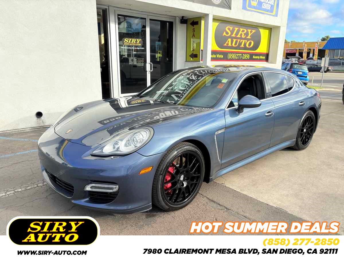 Yachting Blue Metallic 2010 Porsche Panamera Sedan All-Wheel Drive Automatic