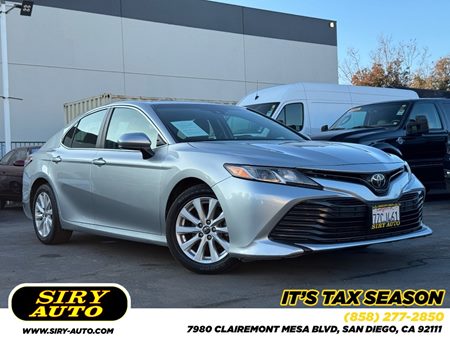 Sold 2018 Toyota Camry LE
