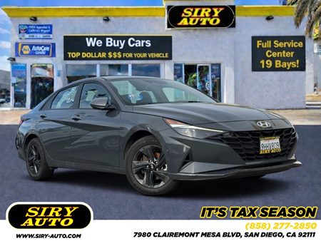 Sold 2023 Hyundai Elantra Hybrid Blue