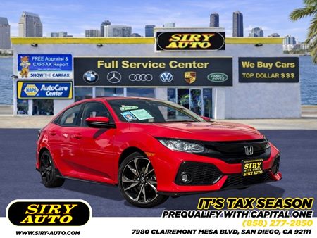 Sold 2019 Honda Civic Hatchback Sport