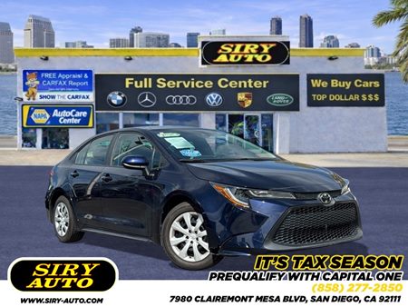 Sold 2022 Toyota Corolla LE