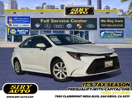 Sold 2023 Toyota Corolla LE