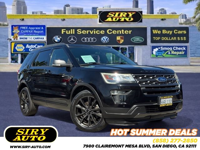 Agate Black Metallic 2019 Ford Explorer SUV / Crossover Front-Wheel Drive Automatic