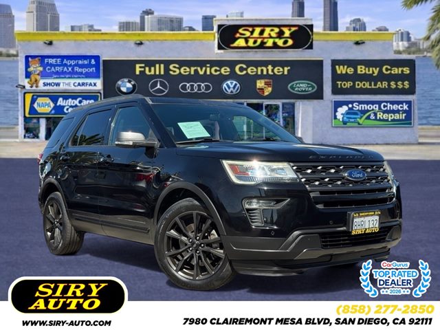 Agate Black Metallic 2019 Ford Explorer SUV / Crossover Front-Wheel Drive Automatic