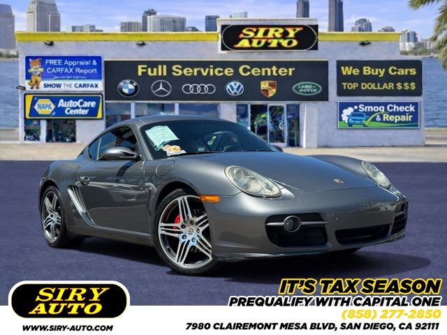 Gray (Meteor Grey Metallic) 2007 Porsche Cayman S Coupe Rear-Wheel Drive Automatic