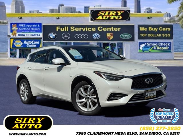 Majestic White 2019 INFINITI QX30 SUV / Crossover Front-Wheel Drive Automatic