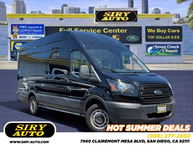 Shadow Black 2019 Ford Transit Cargo Van Rear-Wheel Drive Automatic