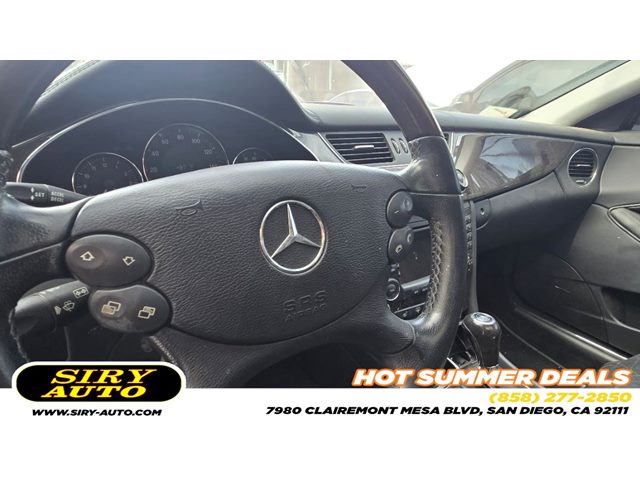 Black 2007 Mercedes-Benz CLS Sedan Rear-Wheel Drive Automatic