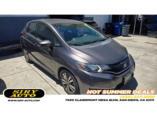 Gray (Modern Steel Metallic) 2017 Honda Fit Hatchback Front-Wheel Drive Automatic