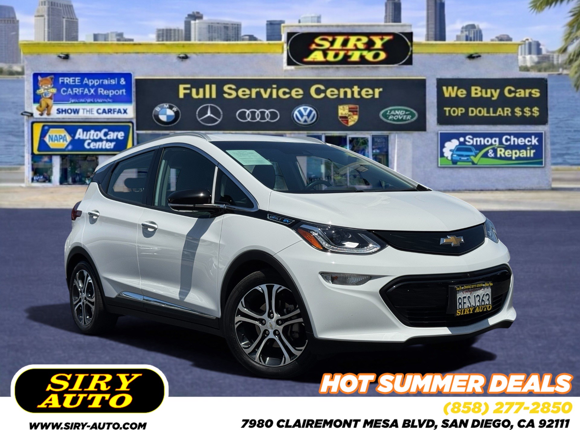 Sold 2019 Chevrolet Bolt EV Premier
