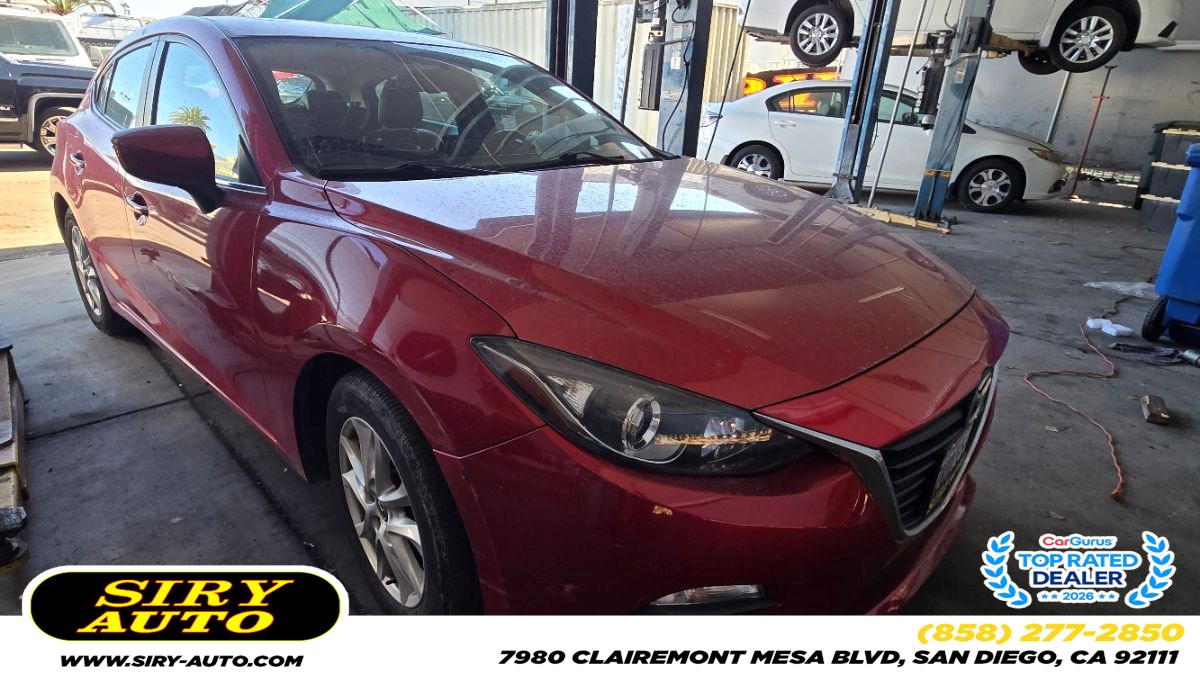 Soul Red Metallic 2016 Mazda MAZDA3 Hatchback Front-Wheel Drive Manual