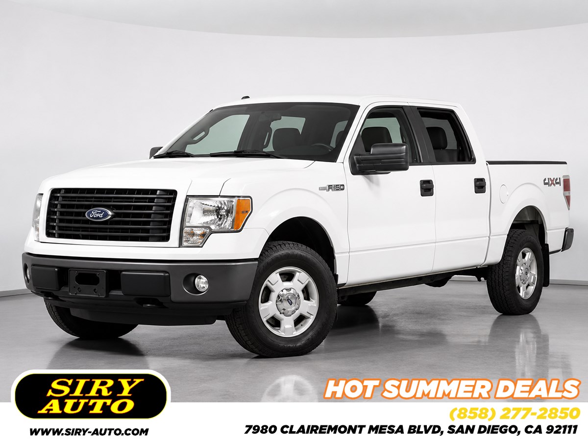 Oxford White 2014 Ford F-150 Pickup Truck Four-Wheel Drive Automatic